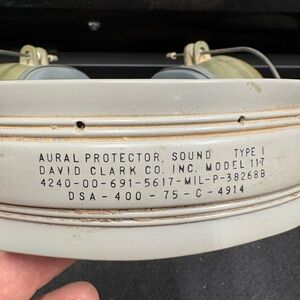 David Clark Aural Protector Sound Type I
